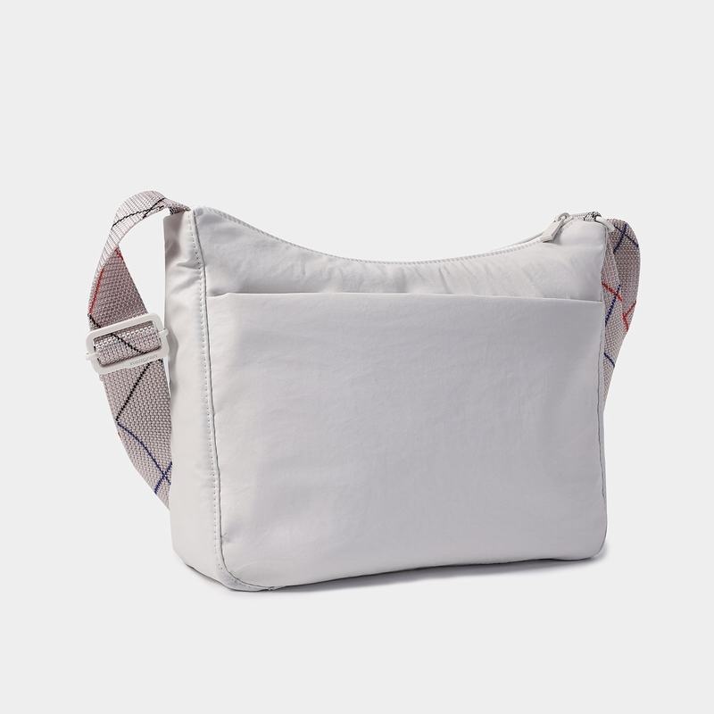 Women's Hedgren Harpers Crossbody Bags White Grey | MVT9193YP