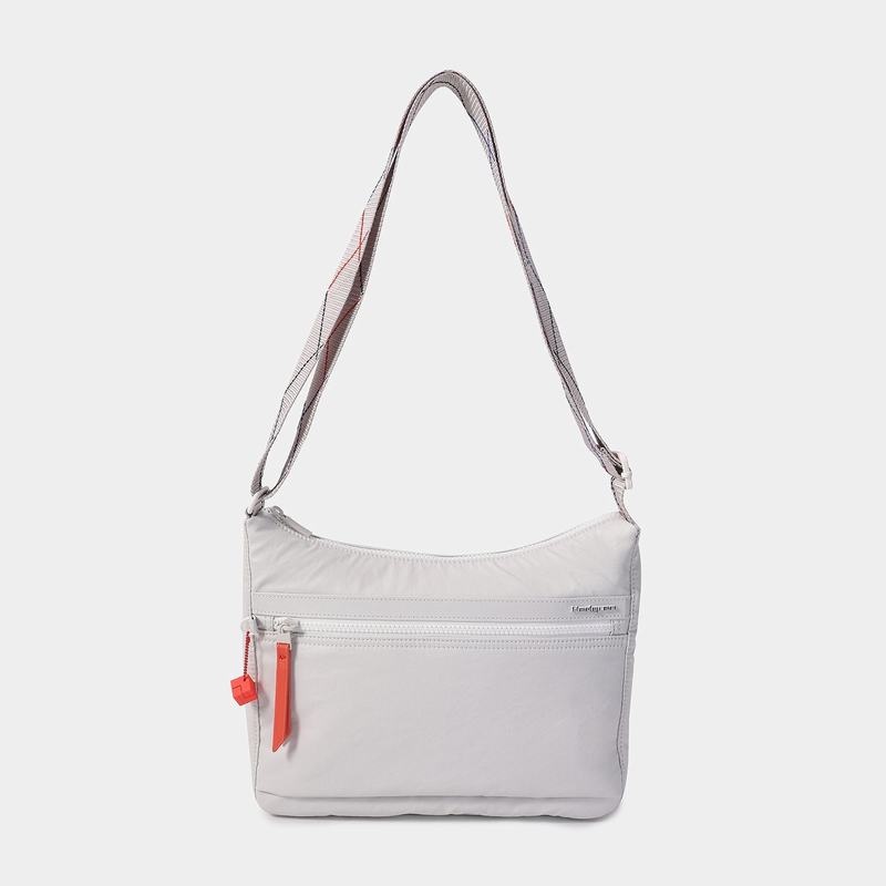 Women's Hedgren Harpers Crossbody Bags White Grey | MVT9193YP