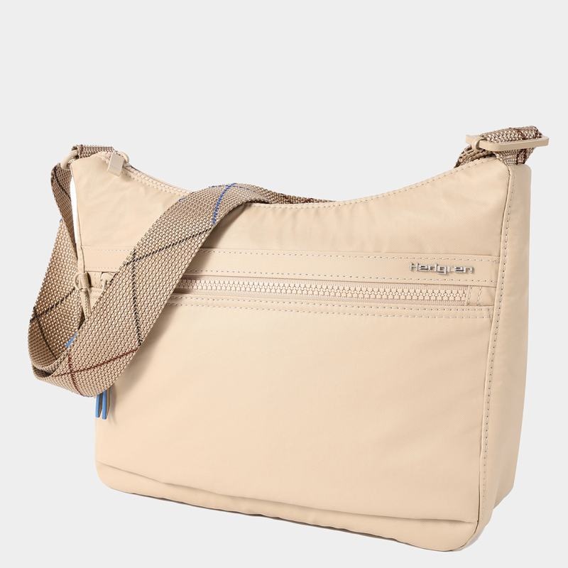 Women's Hedgren Harper's Rfid Shoulder Bags Beige | XAH9660LT