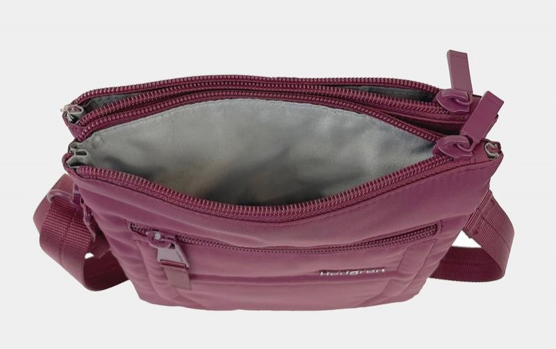 Women's Hedgren Helm Crossbody Bags Pink | IEZ7679SR