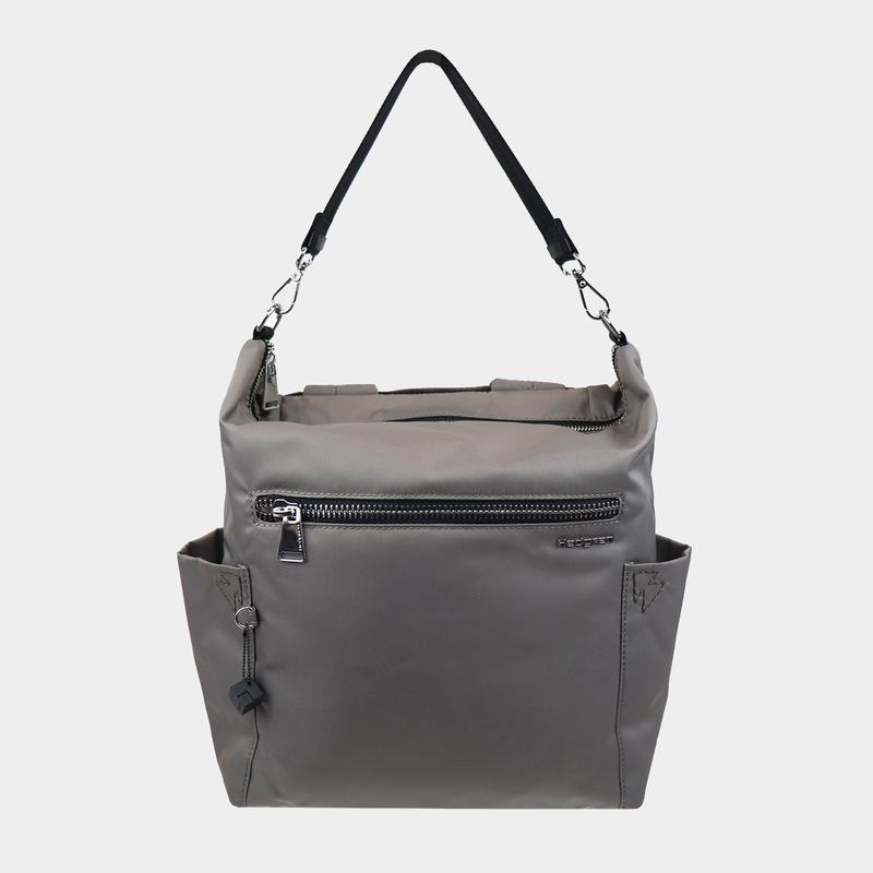 Women's Hedgren Kate Sustainably Made Convertible Tote Bags Grey Brown | ZOH3611JQ