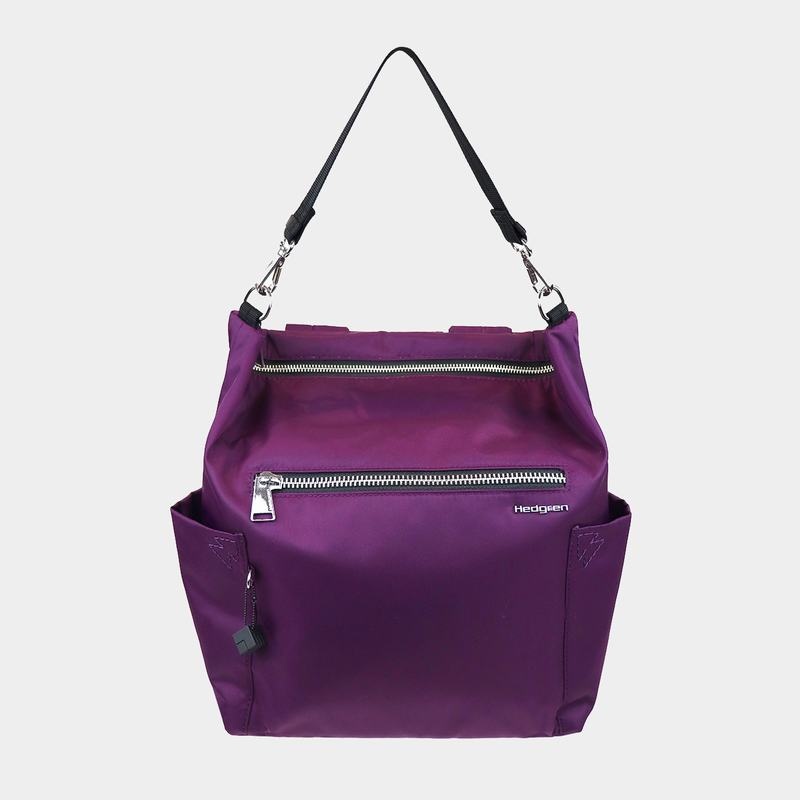 Women's Hedgren Kate Sustainably Made Convertible Tote Bags Purple | OWJ8434RB