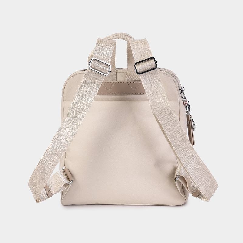 Women's Hedgren Latte Backpacks Beige | CTV7628SS