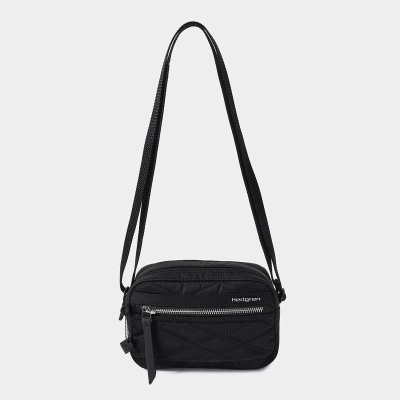 Women's Hedgren Maia Crossbody Bags Black | NZC2153FW