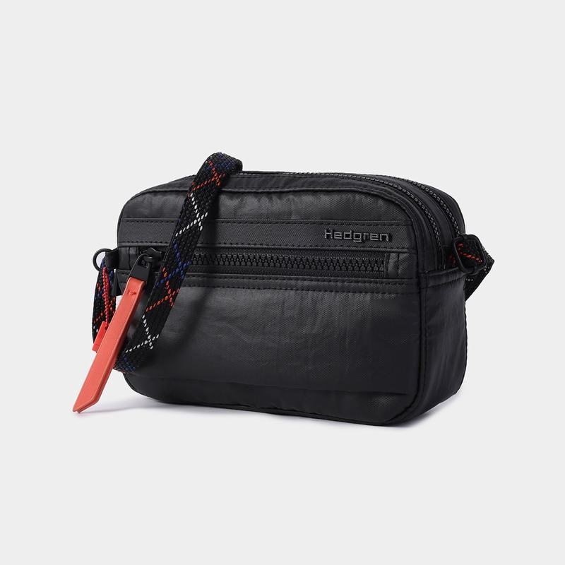 Women's Hedgren Maia Crossbody Bags Black Coral | CDG1176WV