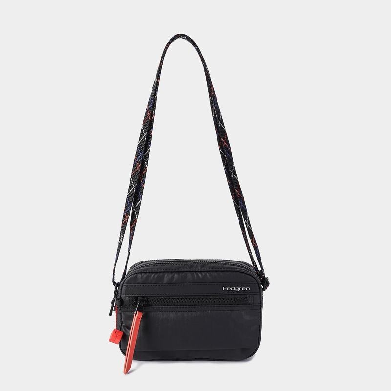 Women's Hedgren Maia Crossbody Bags Black Coral | CDG1176WV