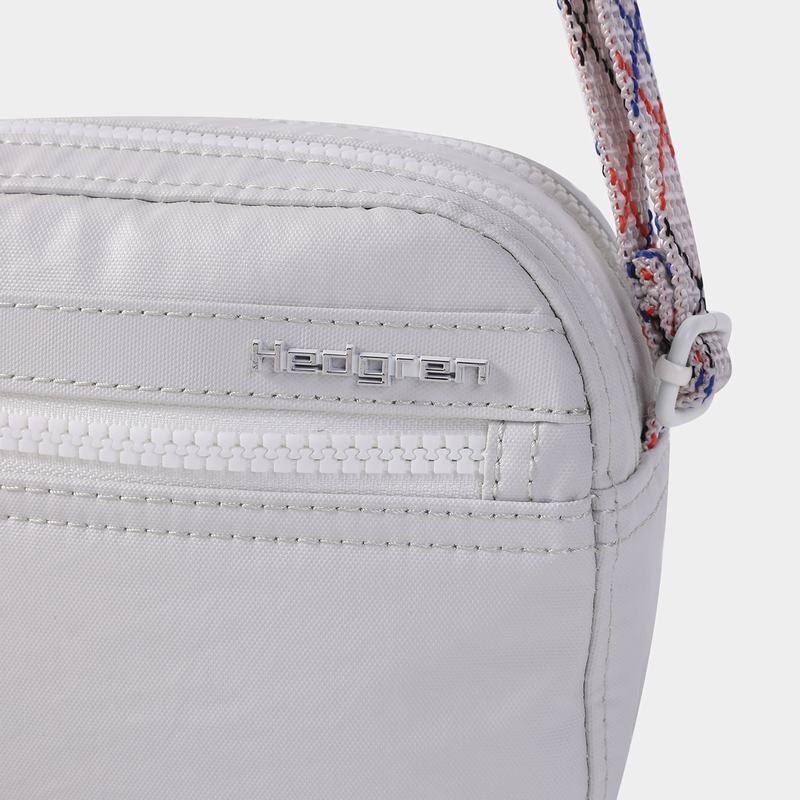 Women's Hedgren Maia Crossbody Bags White Grey | CHO5474JD