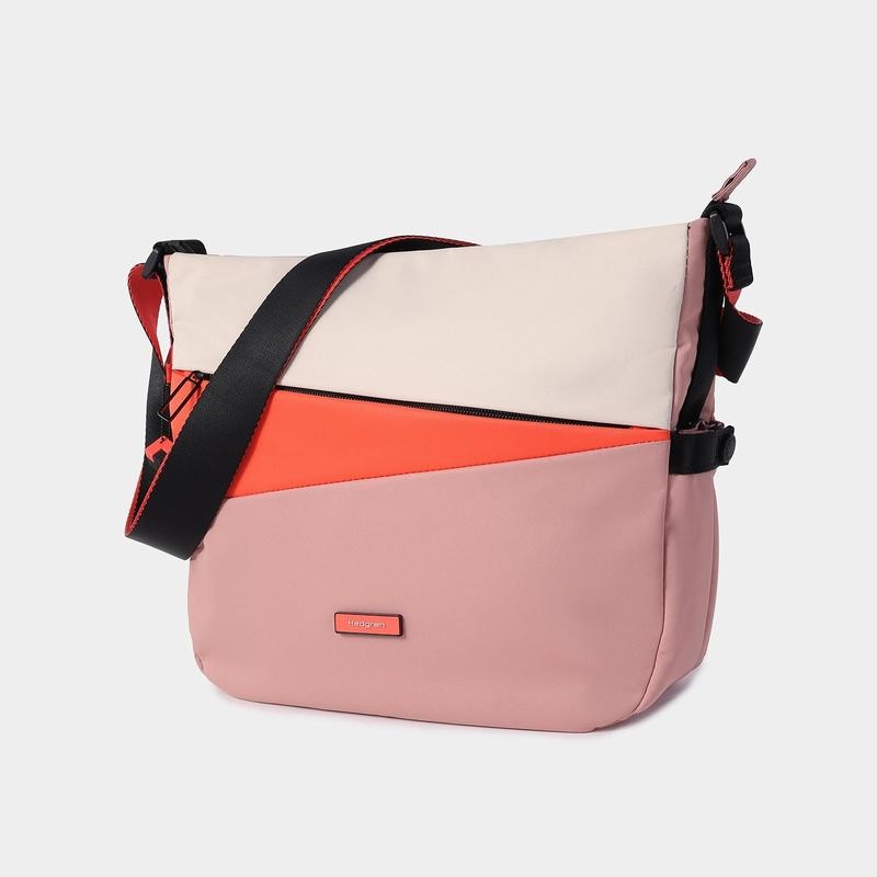 Women's Hedgren Milky Way Crossbody Bags Pink Orange | FYB6363UJ