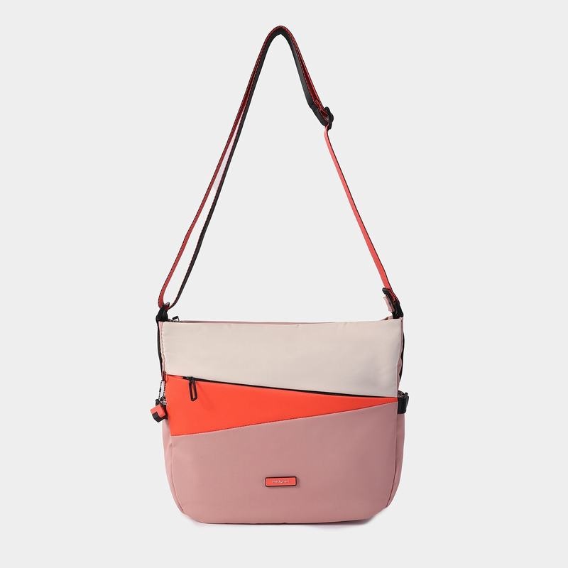 Women's Hedgren Milky Way Crossbody Bags Pink Orange | FYB6363UJ