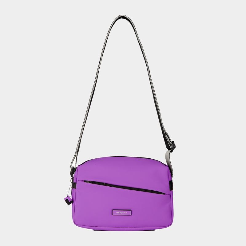 Women's Hedgren Neutron Small Crossbody Bags Purple | PNP5596YC