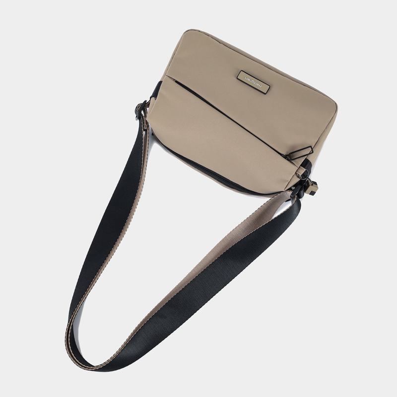 Women's Hedgren Neutron Small Crossbody Bags Grey Beige | XLU785VL