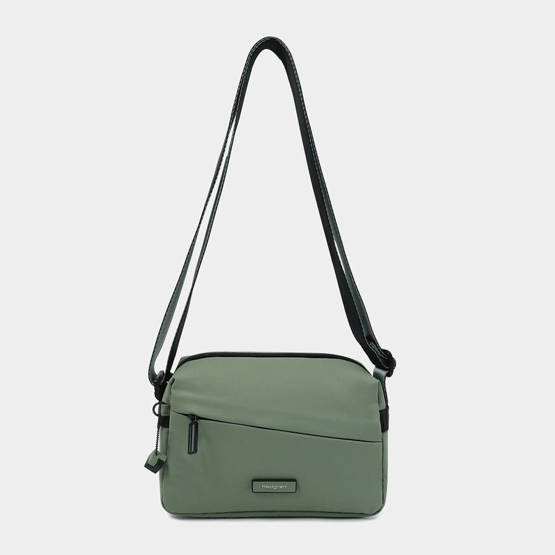 Women's Hedgren Neutron Small Crossbody Bags Green | ATS578JS