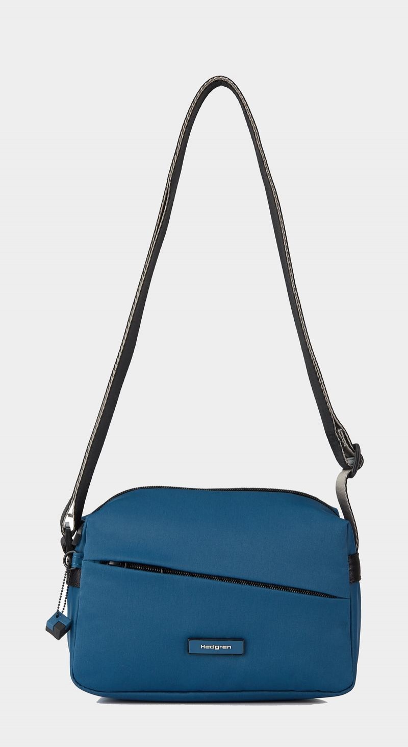 Women's Hedgren Neutron Small Crossbody Bags Blue | TNY4083ZK