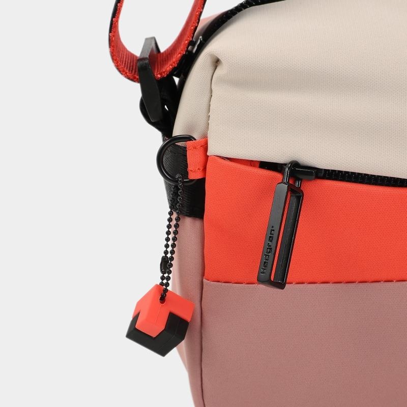 Women's Hedgren Neutron Small Crossbody Bags Pink Orange | YKD7078EQ