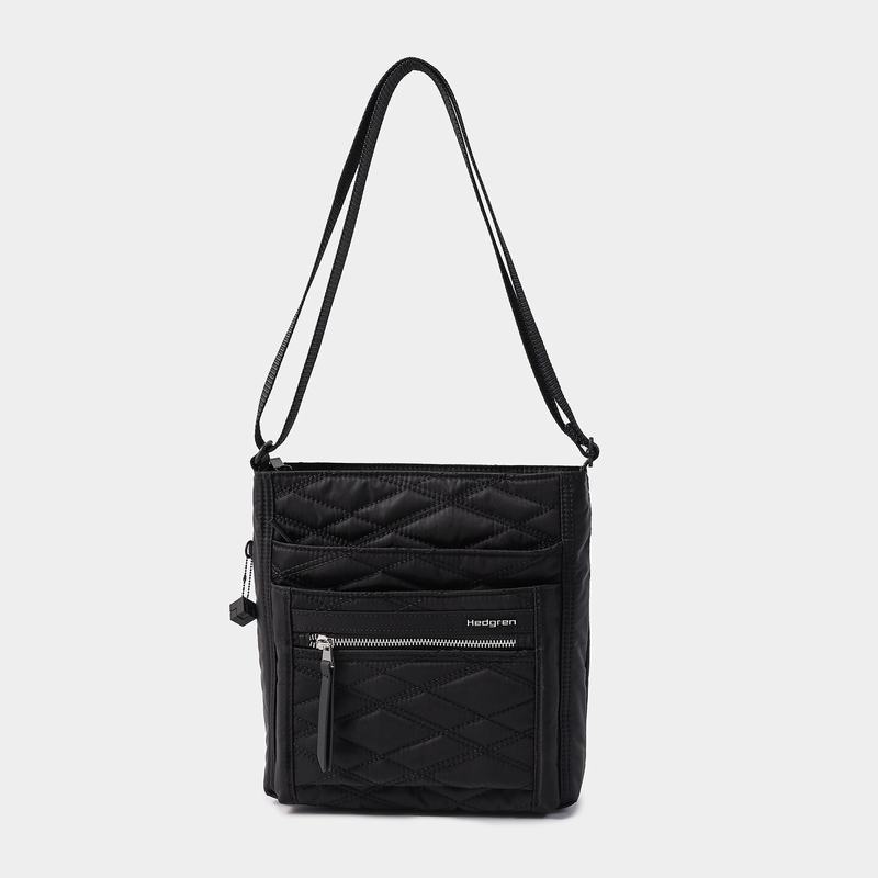 Women's Hedgren Orva Crossbody Bags Black | POP331XC