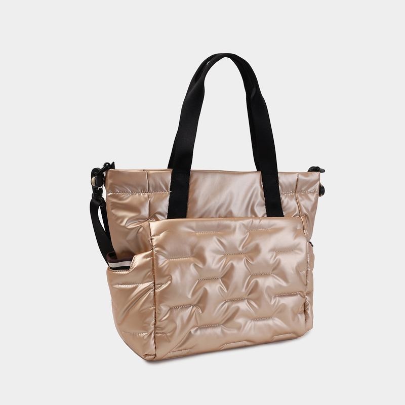 Women's Hedgren Puffer Tote Bags Beige | FWP4569WE