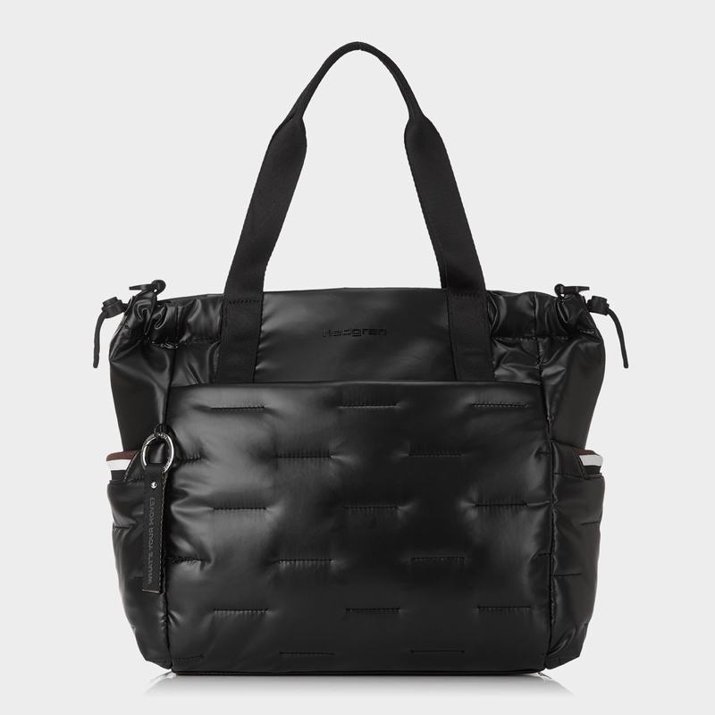 Women's Hedgren Puffer Tote Bags Black | ZPN247IV