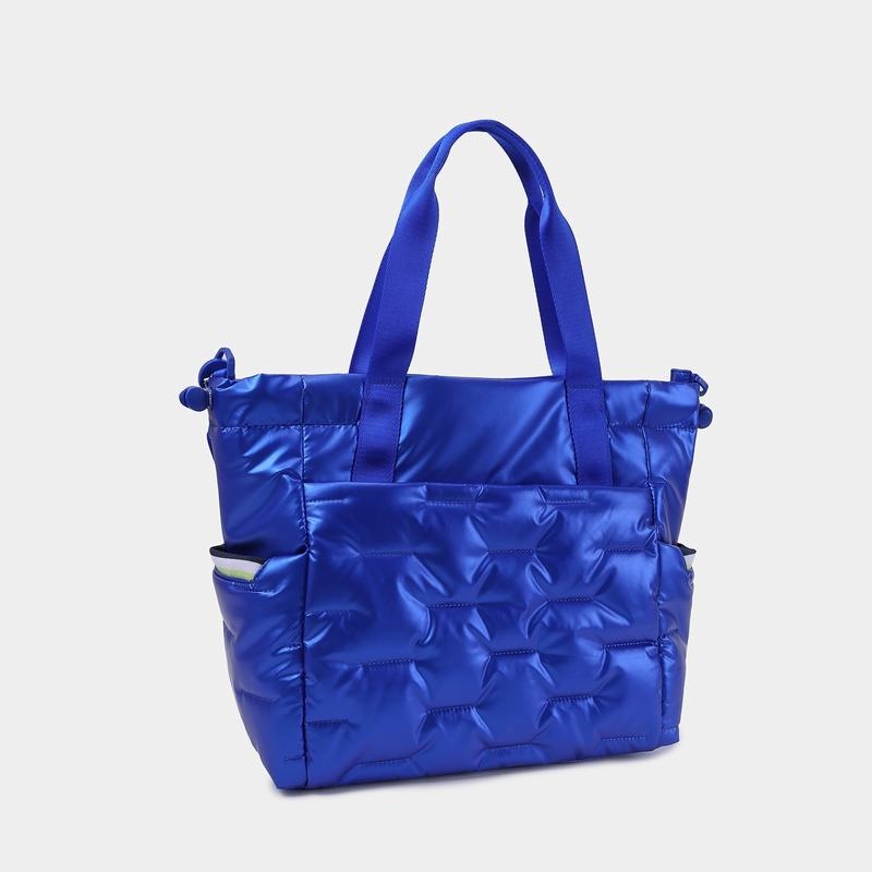 Women's Hedgren Puffer Tote Bags Blue | WIJ4043GG