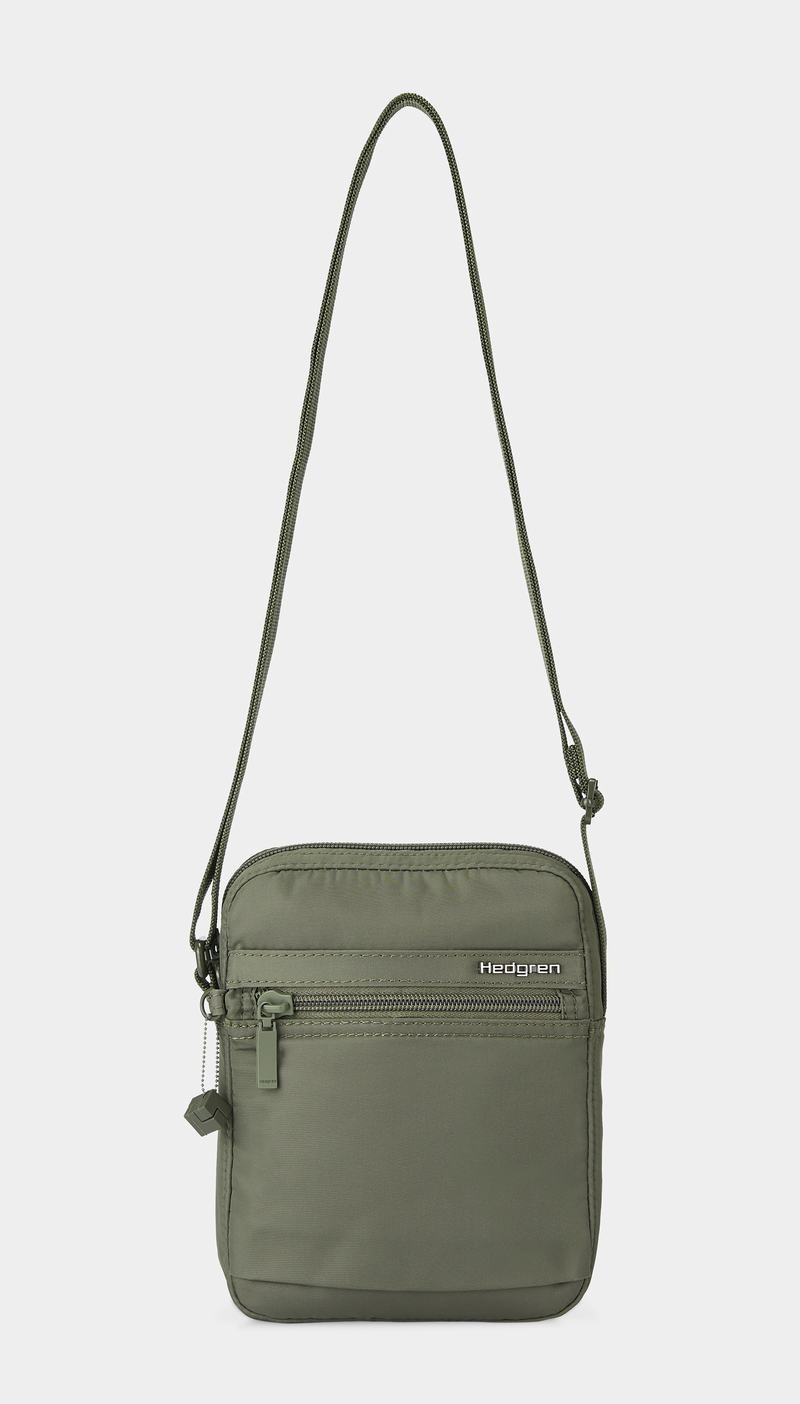 Women's Hedgren Rush Crossbody Bags Dark Green | JVL155IZ