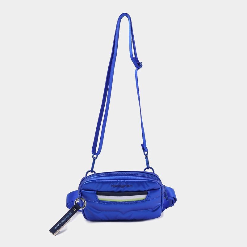 Women's Hedgren Snug Belt Bags Blue | NES30100BO