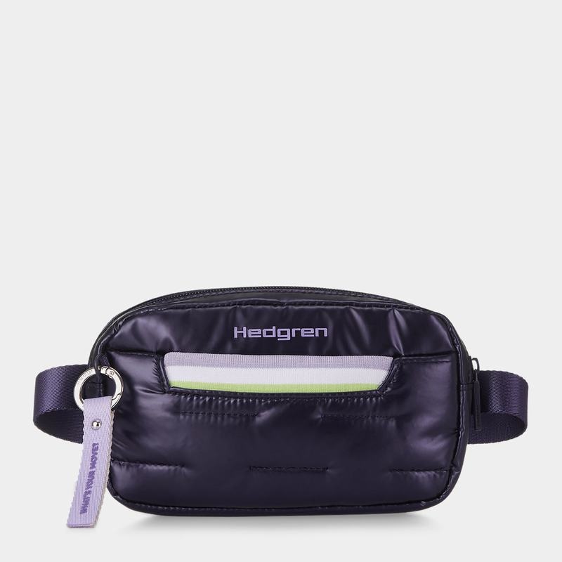 Women\'s Hedgren Snug Belt Bags Purple Deep Blue | VHW5251HF