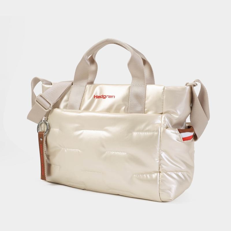 Women's Hedgren Softy Handbag Beige | TNE495YP