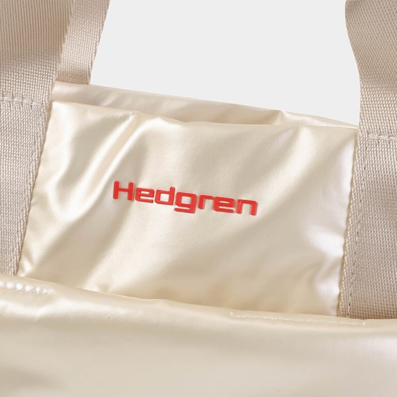 Women's Hedgren Softy Handbag Beige | TNE495YP