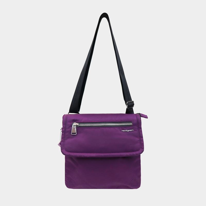 Women's Hedgren Victoria Sustainably Made Crossbody Bags Purple | FIB10073ZR