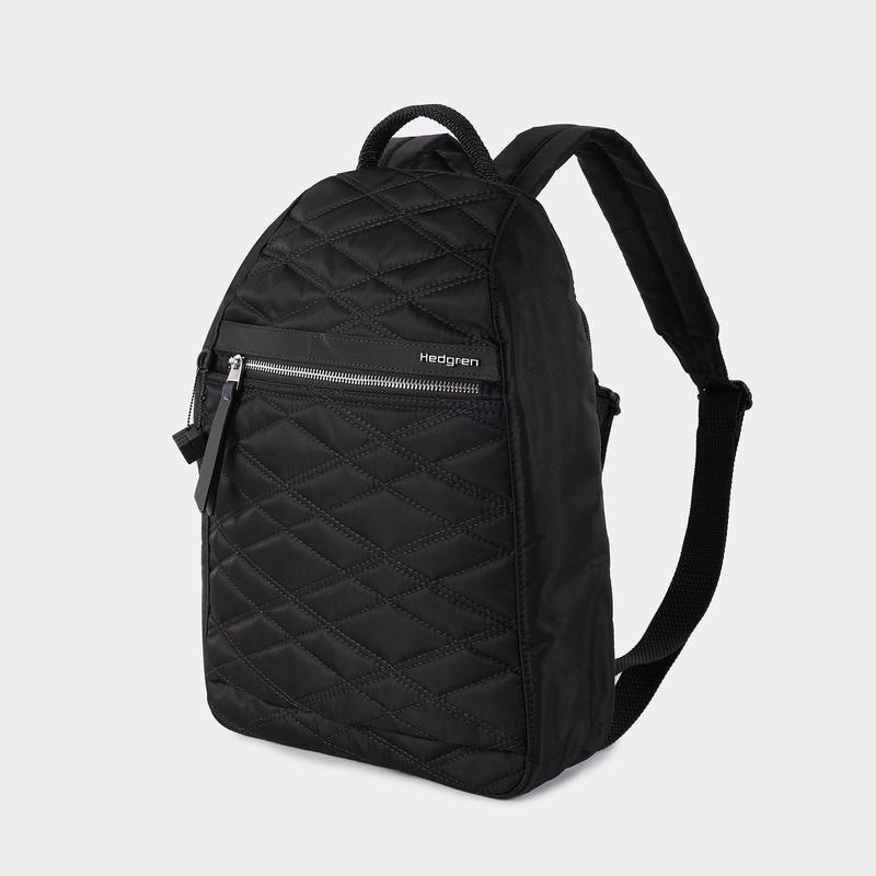 Women's Hedgren Vogue Large Rfid Backpacks Black | GKT1871OX